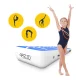 Inflatable Gymnastics Incline 4FIZJO AIR INCLINE 200x100x40 cm with Pump, Blue/White