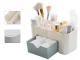 Cosmetics and Jewelry Organizer with Drawer, Grey