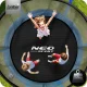 Neo-Sport Garden Trampoline 312 cm (10ft) with Inner Net and Ladder