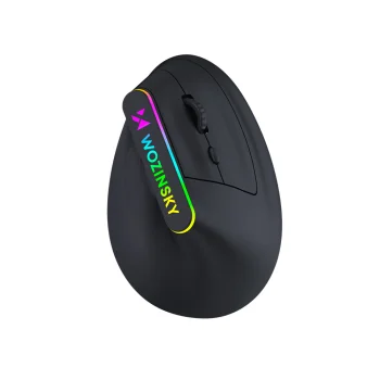 Wozinsky WMG-1164 Wireless Vertical Ergonomic Mouse 3600 DPI - Black