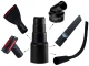 Universal Vacuum Cleaner Nozzle and Brush Set with Adapter, 6 pcs