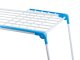 Large foldable clothes drying rack white blue
