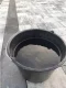 Plastic bucket 12 L, black