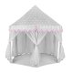 Детская Игровая Палатка Kruzzel 23476, Серо-Розовая | Children Play Tent