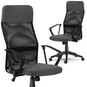 Ergonomic Mesh Office Chair Sofotel Sydney with High Back Support, Dark Gray