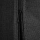 Ruhhy Folding Fabric Wardrobe 170x170 cm, Black