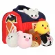 Plush Sensory Farm House Sorter Toy with 6 Animals, 7 pcs
