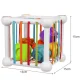 Kruzzel 00020377 Sensory Cube for Kids, Multicolor