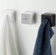 Self Adhesive Towel Hanger Holder, Silver/Gray