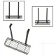 Ikonka KX4321 Black Stainless Shower Shelf