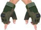 Fingerless Tactical Gloves, Size XL, Khaki