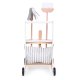 ECOTOYS Wooden Cleaning Toy Set with Trolley for Kids