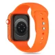Tech-Protect Silicone Strap for Apple Watch 4 / 5 6 7 8 9 SE (38 40 41 mm) - orange