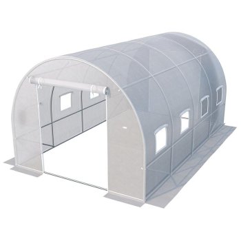 Plēves siltumnīca tunelis Premium 4x2.5x2m ar cinkotu tērauda rāmi