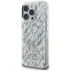 Karl Lagerfeld IML Karl Script Pattern MagSafe Case for iPhone 16 Pro, White