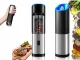 Electric Gravity Salt and Pepper Grinder, Blue LED