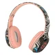 Wireless Over-Ear Headphones with RGB Light 200mAh, Pink