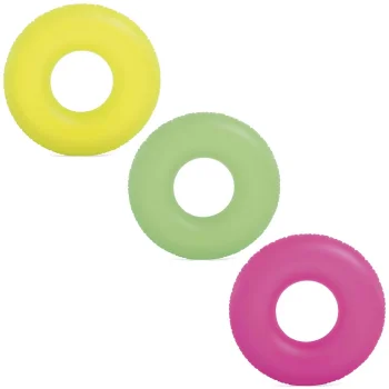Intex 59262 Neon Swim Ring 91 cm, Yellow