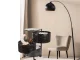 3-Tier Plastic Mobile Storage Cart with Wheels Black