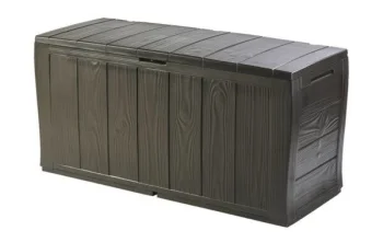 Garden Storage Box Keter Sherwood 270L, Brown