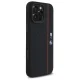 BMW BMHMP16X23SHER iPhone 16 Pro Max 6.9" black/black hardcase Silicone Hexagon Red Line MagSafe