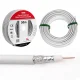 Coaxial Antenna and Satellite Cable Maclean MCTV-571 RG6 1.0 CCS, 50 m
