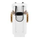 Gabbiano Porto Hairdressing Washbasin with Chair, Beige/Gold