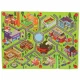 Magnetic Wooden Maze Board Game for Kids Big City, 2 Players