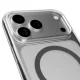 Puro Lite Mag Case for iPhone 17 Pro with MagSafe, Transparent with Gray Ring