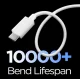 Spigen Essential EB6015AC USB-A to USB-C Cable 60W 150 cm, White