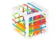Flexible cube sorter toy plug-in square