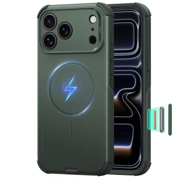ESR Cyber Tough MagSafe Case for iPhone 18 Pro / 17 Pro - Green