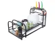 Dish Drainer with Tray, Black