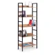 Modernhome Loft Style Shelving Unit, 5 Shelves, 160 cm, Metal/MDF