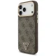 Guess 4G PU Leather MagSafe Case for iPhone 17 Pro Max, Black