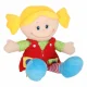 Rag Doll Girl Educational Plush Toy for Learning to Dress, 46 cm