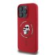 Karl Lagerfeld Silicone Karl&Choupette Heads Ring MagSafe Phone Case Cover iPhone 16 Pro Max - Red