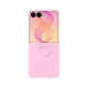 Samsung Silicone Ring Magnet Cover for Galaxy Z Flip 8 with MagSafe Ring, Pink