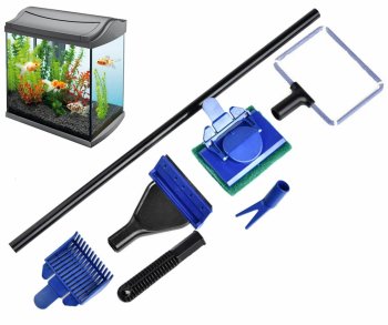 5in1 Aquarium Glass Tank Cleaning Tool Set