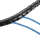 Cable Organizer Sleeve Maclean MCTV-899 B, 20 mm x 1 m, Black