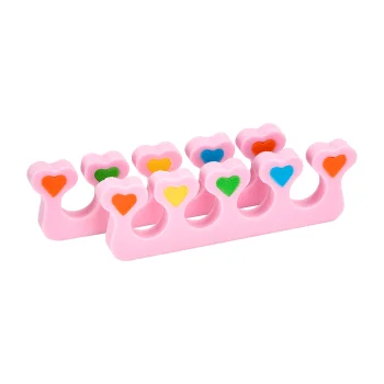 Foam Pedicure Toe Separators, 2 Pcs, Hearts