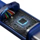 Baseus Crystal Shine USB Type C to USB Type C Data Charging Cable 100W, 1.2m, Blue