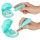 Kids Dentist Play Set with Hippo, Blue