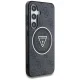 Guess 4G Glitter Triangle Buttons MagSafe Case for Samsung Galaxy S25+ Black