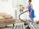 Universal Vacuum Cleaner Nozzle with Retractable Brush 2-in-1, 32mm, Black