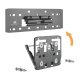 Maclean TV Wall Mount for Samsung QLED 75\", 50kg, Black