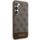 Guess Samsung Galaxy S24 Plus Case 4G Stripe Collection, Brown