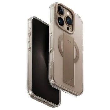 Uniq Heldro Max case iPhone 16 Pro Max 6.9" Magclick Charging gold/taupe gold