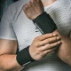 Rockbros 0431001 Sports Wristbands, Black (2 pcs.)