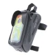 Forever Outdoor Waterproof Bike Bag with Phone Holder, Black